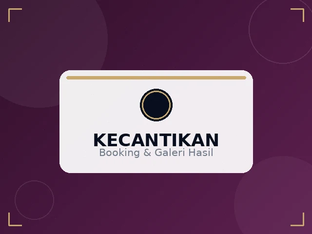 Website UMKM kecantikan — booking dan galeri hasil